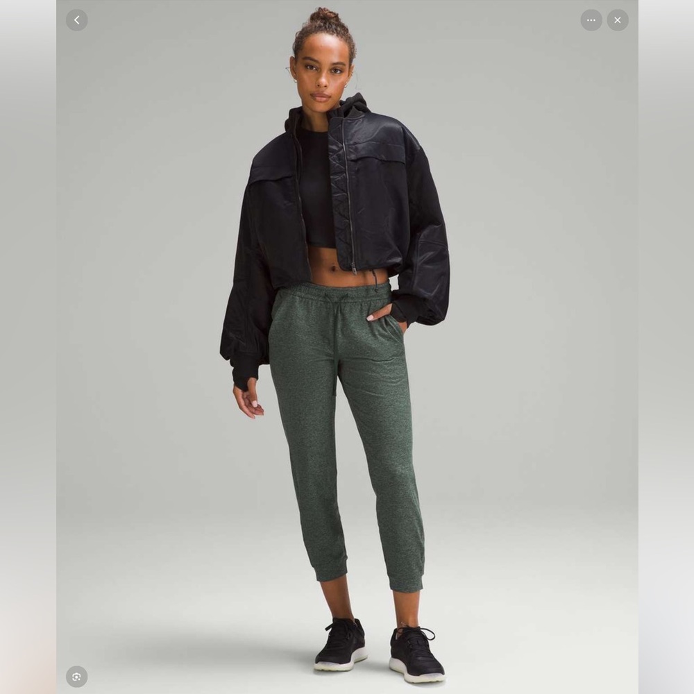 lululemon athletica Green Gray Heather Jogger Pants Size 0